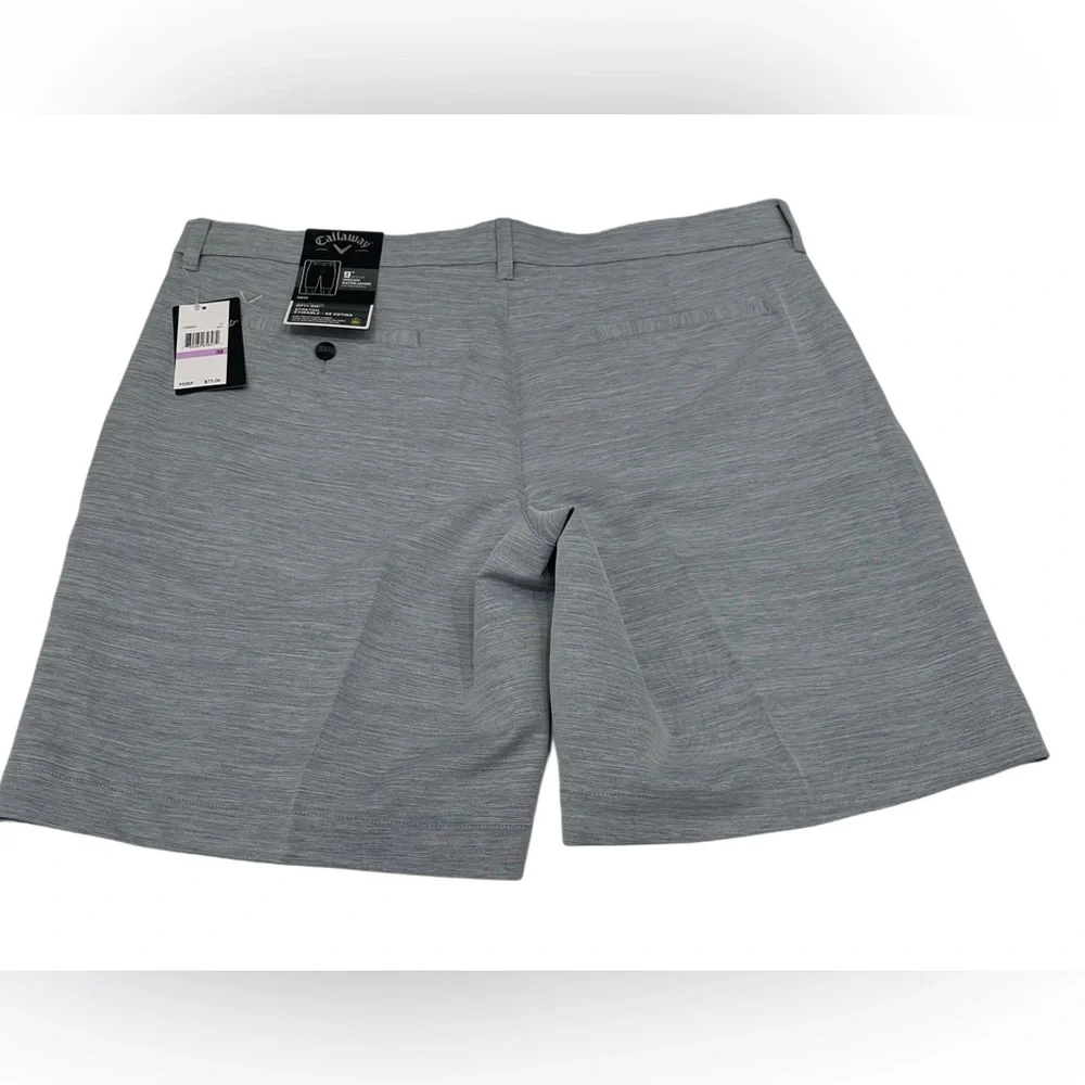 Callaway Men's‎ Opti-Dri Stretch Golf Shorts Sz 38W Inseam 9” Grey NWT